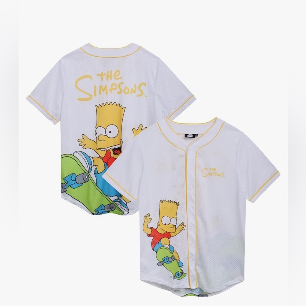 NWT The Simpsons Retro Bart Jersey Unisex Size L